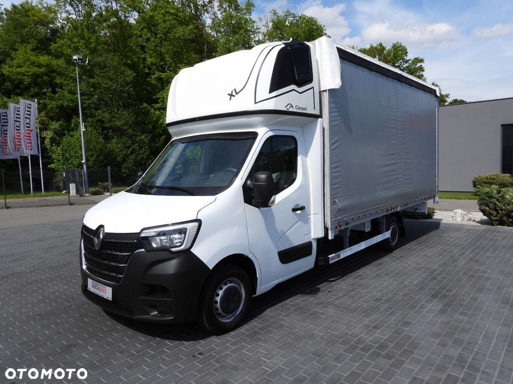 Renault MASTER  PLANDEKA 10 PALET WEBASTO TEMPOMAT LEDY PNEUMATYKA KLIMATYZACJA  165KM - 19