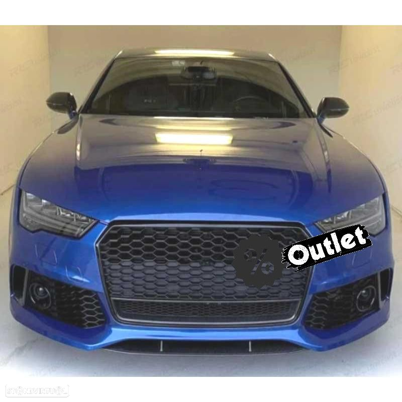 C011492C2 GRELHA DIANTEIRA AUDI A7 LOOK RS7 15-18 PRETO - 7