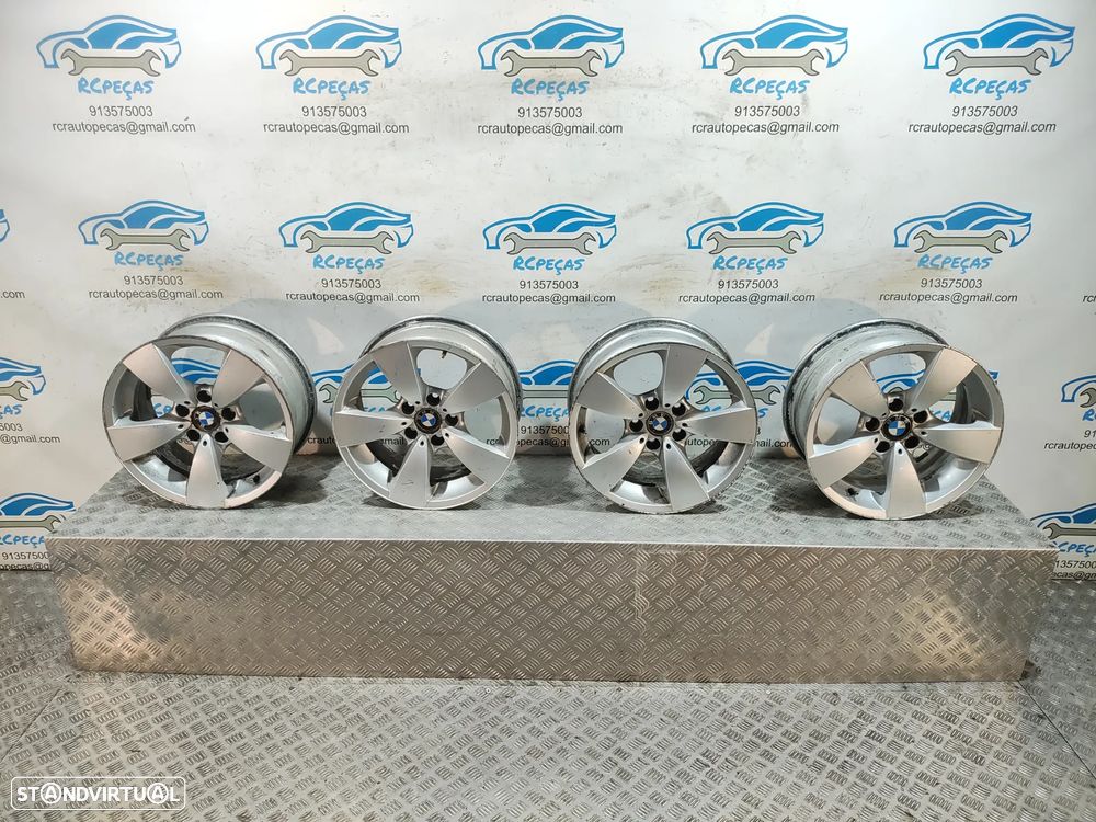 - Conjunto Jantes 17 Originais BMW Serie 5 E60 E61 7,5J ET20 5x120 - 1