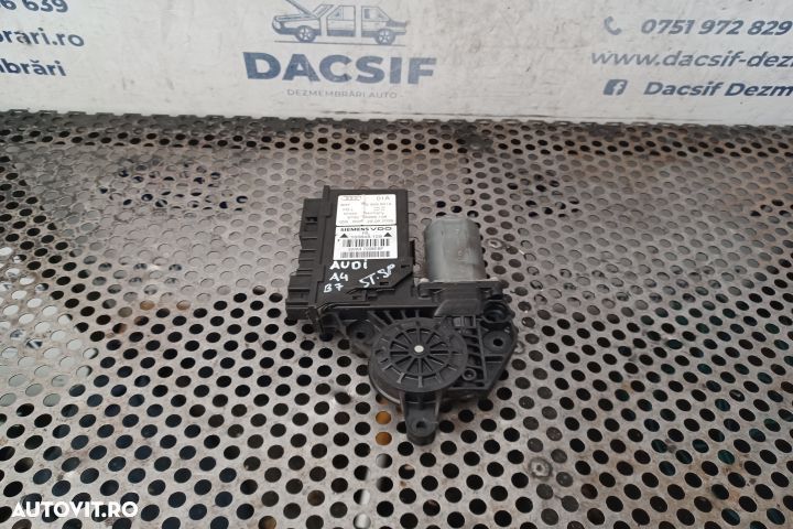 MOTORAS MACARA + MODUL DREAPTA SPATE MX 1253 Audi A4 B6 [2000 - 2005] - 1