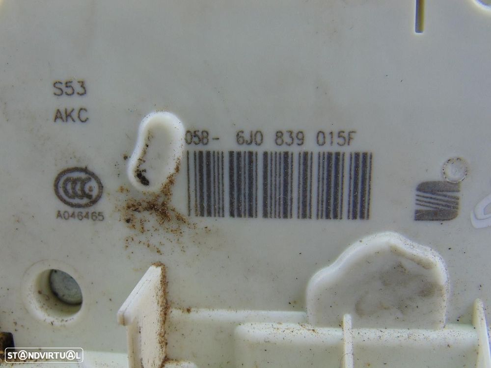 FECHADURA PORTA TRASEIRA ESQUERDA SEAT IBIZA IV 2015 -6J0839015F - 1
