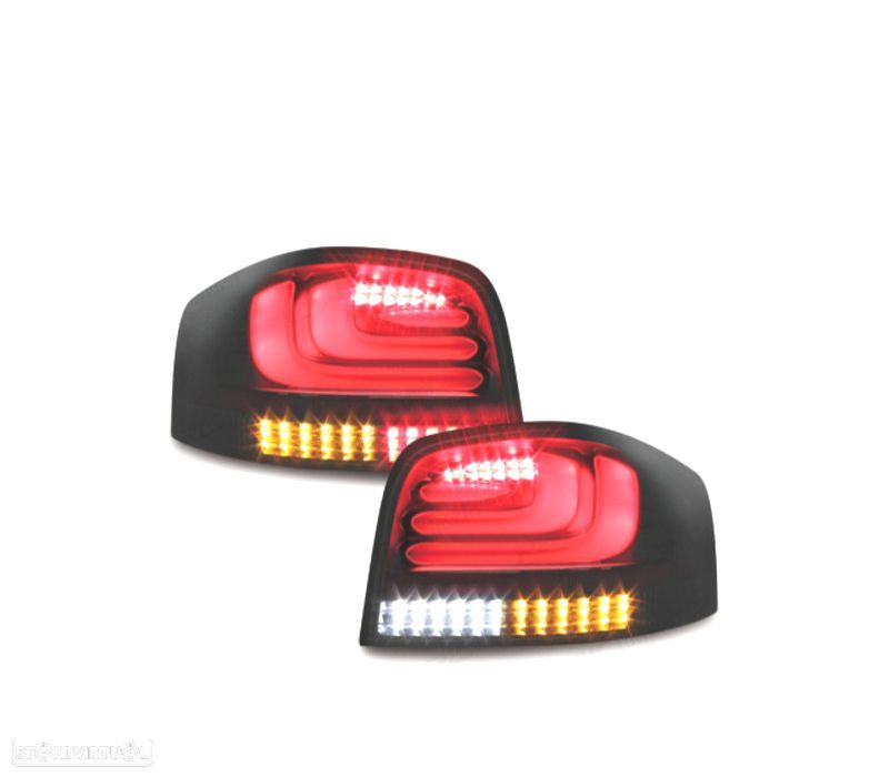 CONJUNTO DE FAROLINS PARA AUDI A3 8P 03-09 CARDNA LEDS - 6