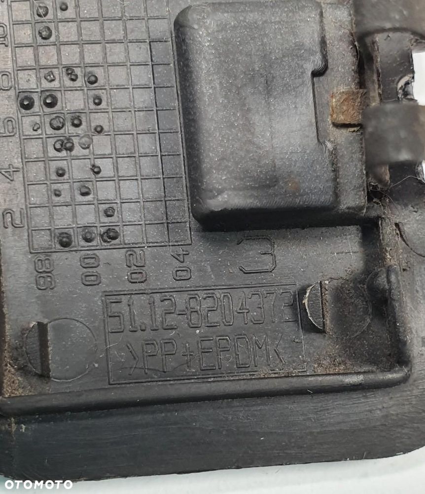 ZAŚLEPKA HAKA ZDERZAKA TYŁ STAHLGRAU METALLIC 400 BMW 3 E46 8204372 - 3