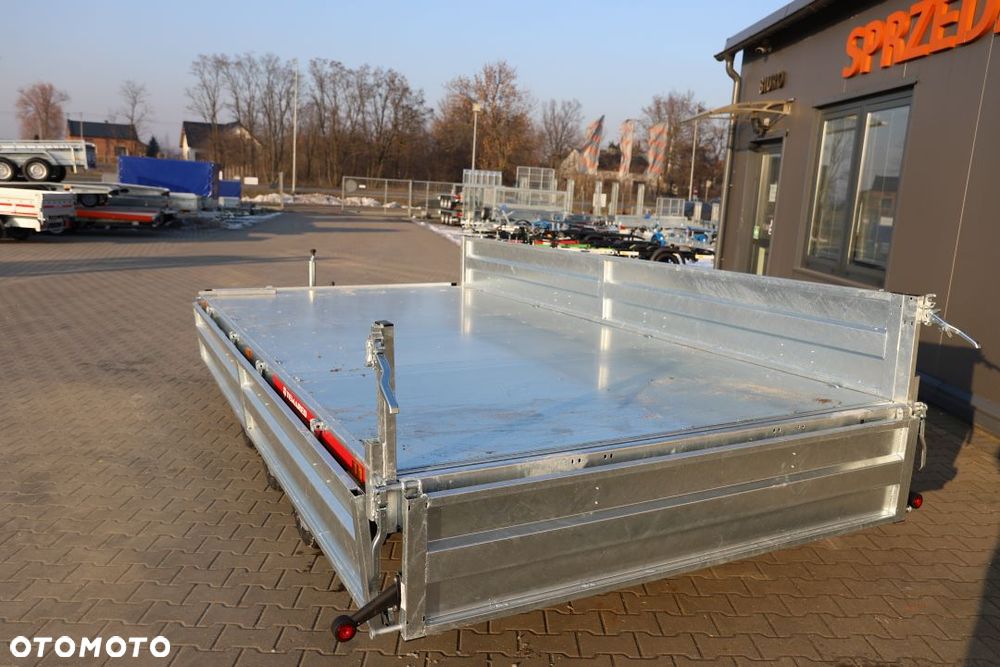 TEMARED /MARTZ TIPPER 4020/3 C S 3,5T 405x197x40 cm , DMC 3500 kg, 3 osie, Koła 195R13C, Burty stalowe - 17