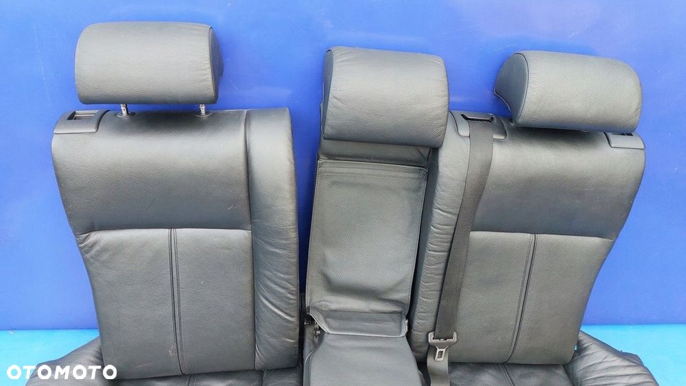 kanapa oparcie bmw 5 e39 kombi czarna skóra - 6