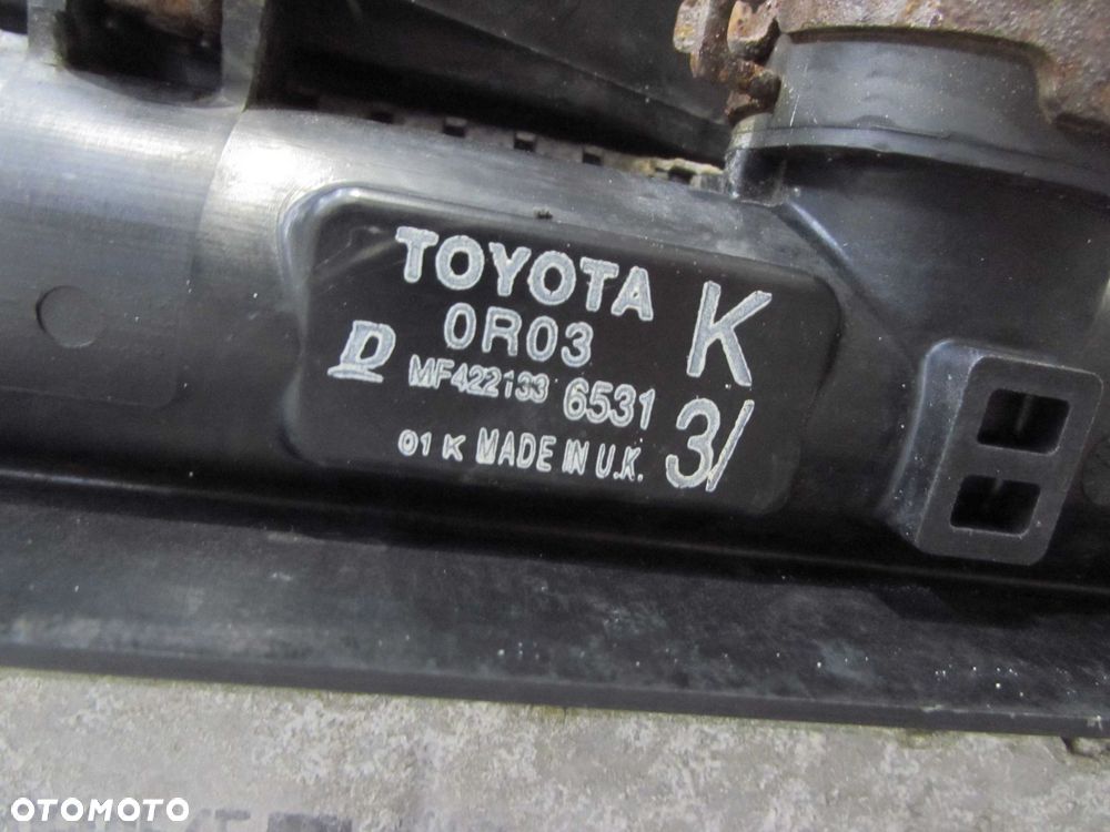 TOYOTA AURIS I D4D 06-12 KOMPLET CHLODNIC KLIMA INTERCOOLER WENTYLATOR 16040-0R050 - 8