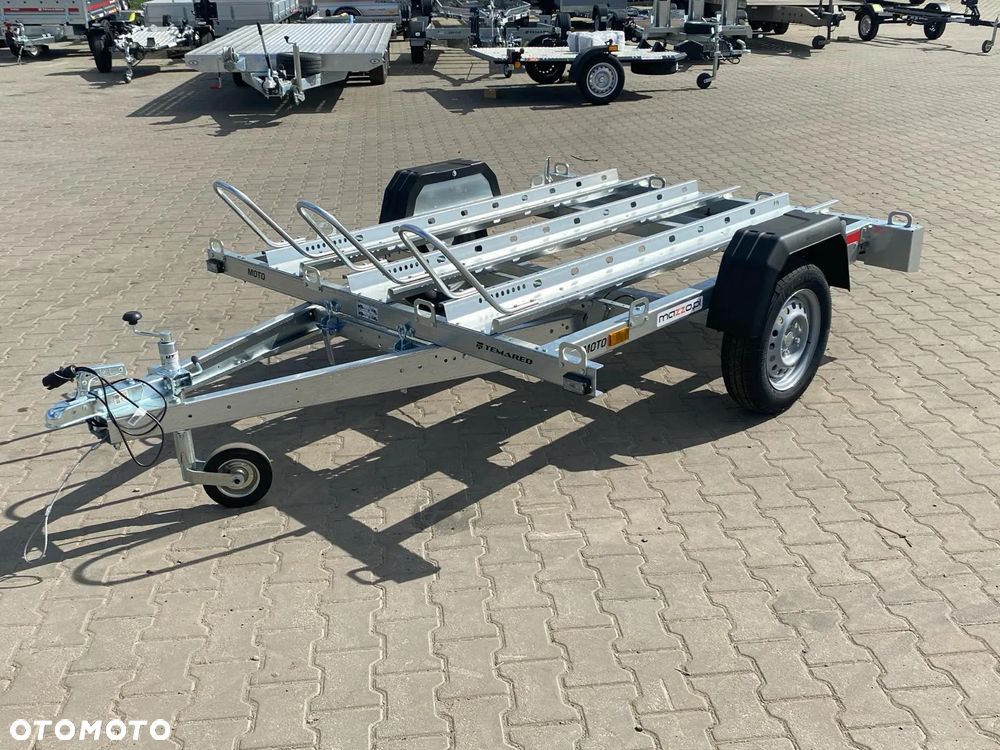 TEMARED DOSTAWA Przyczepa motocyklowa 230x155cm DMC750kg na 3 motory UCHYLNA - 8