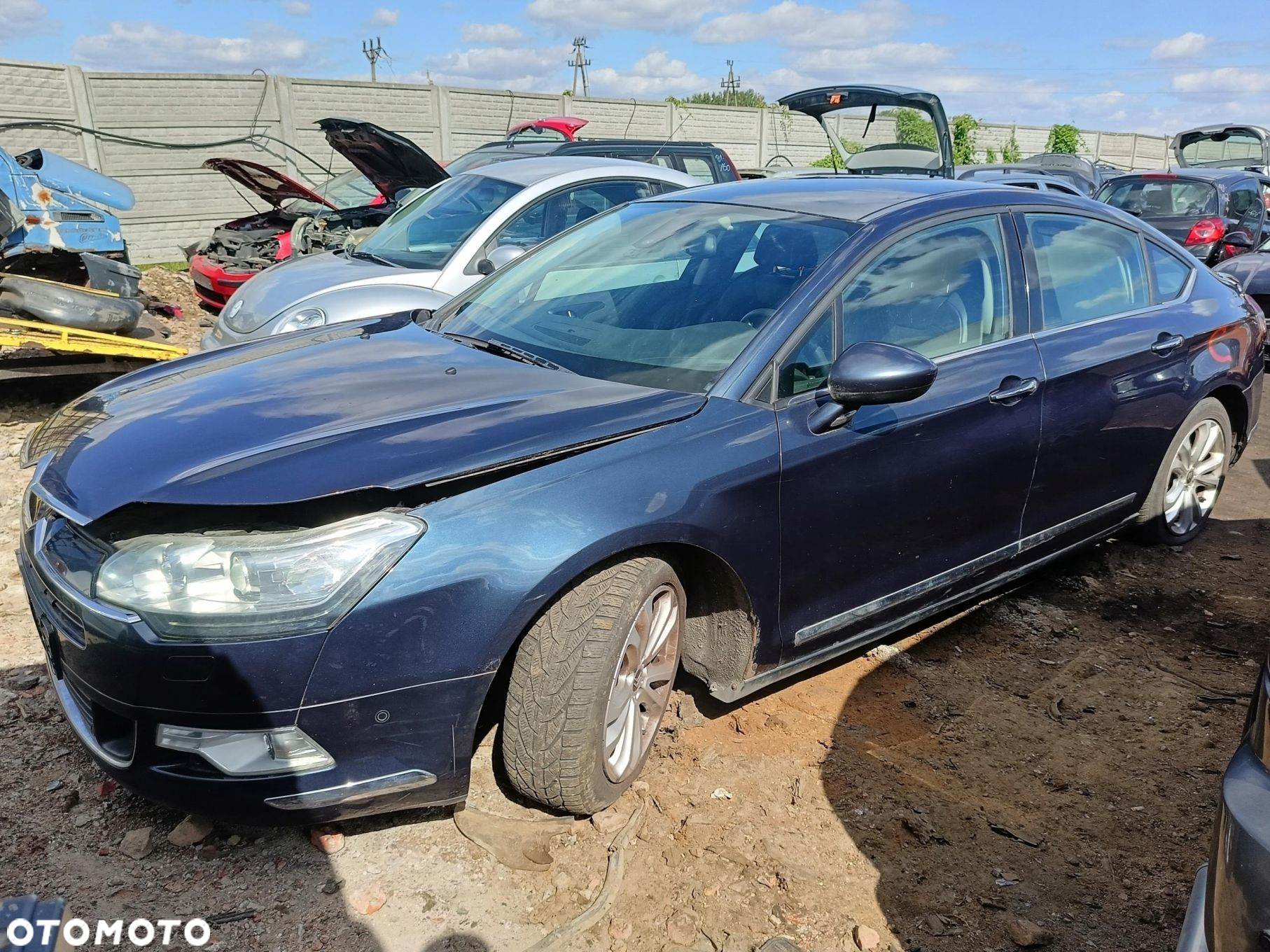 Citroen C5 X7 gen 3 08-17 DRZWI LEWE TYLNE TYŁ kod lakieru KGNC - 6