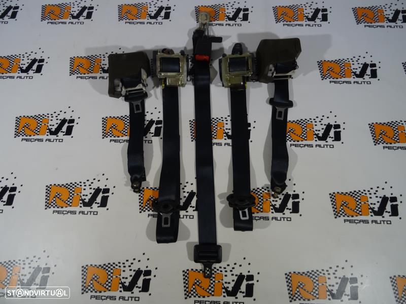 Conjunto De Cintos Audi A4 (8E2, B6) Cintos Traseiros Audi A4 B6 Seda - 1