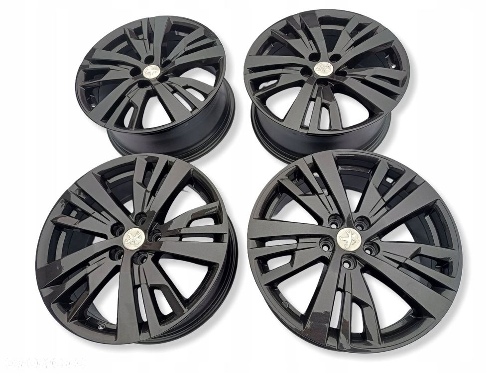 peugeot 3008 ii felgi 18" 9809687377 5x108 7,5j 65,1 et49 grafit jak nowe - 1
