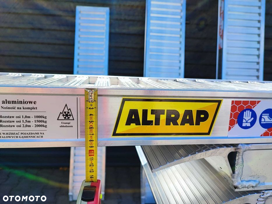 ALTRAP najazdy aluminiowe 3m 10t 2800 zł komplet Certyfikat - 6
