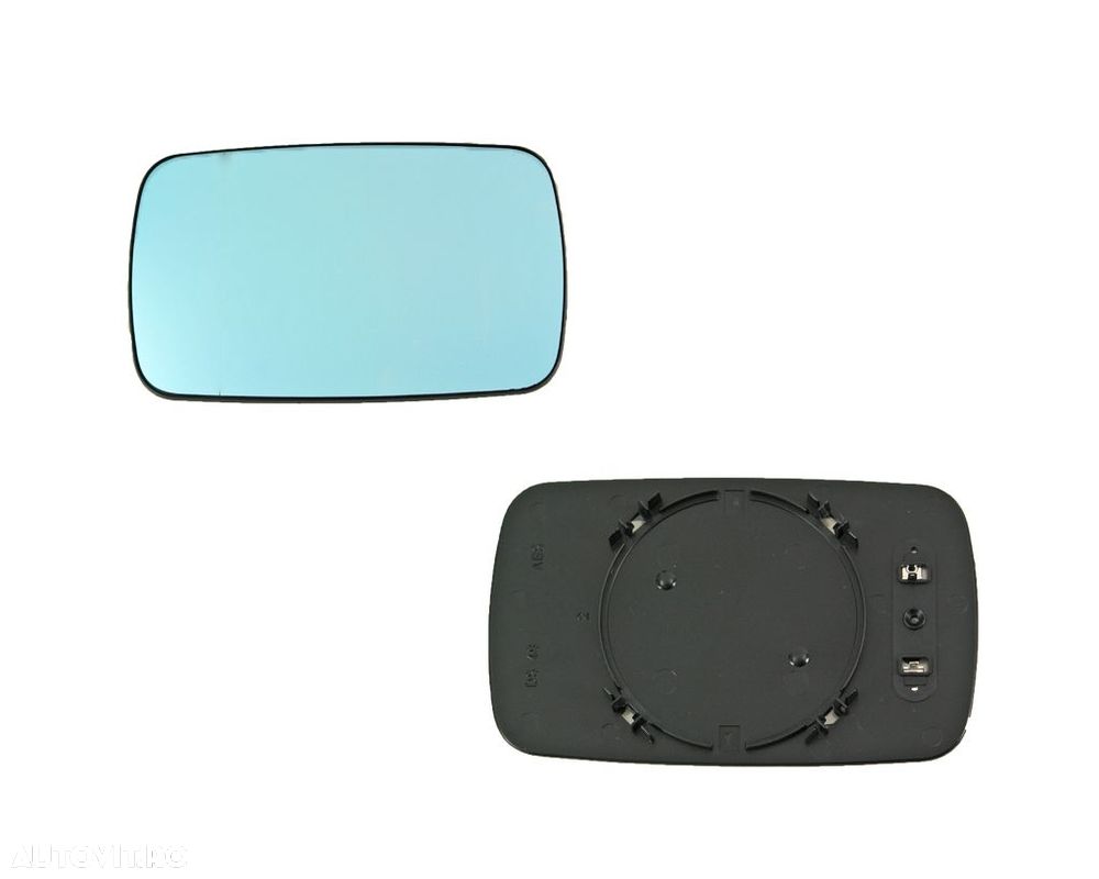 Geam oglinda Bmw Seria 3 (E46) Sedan , Estate 06.1998-06.2005 partea stanga=dreapta View Max Albastra Convexa Cu incalzire