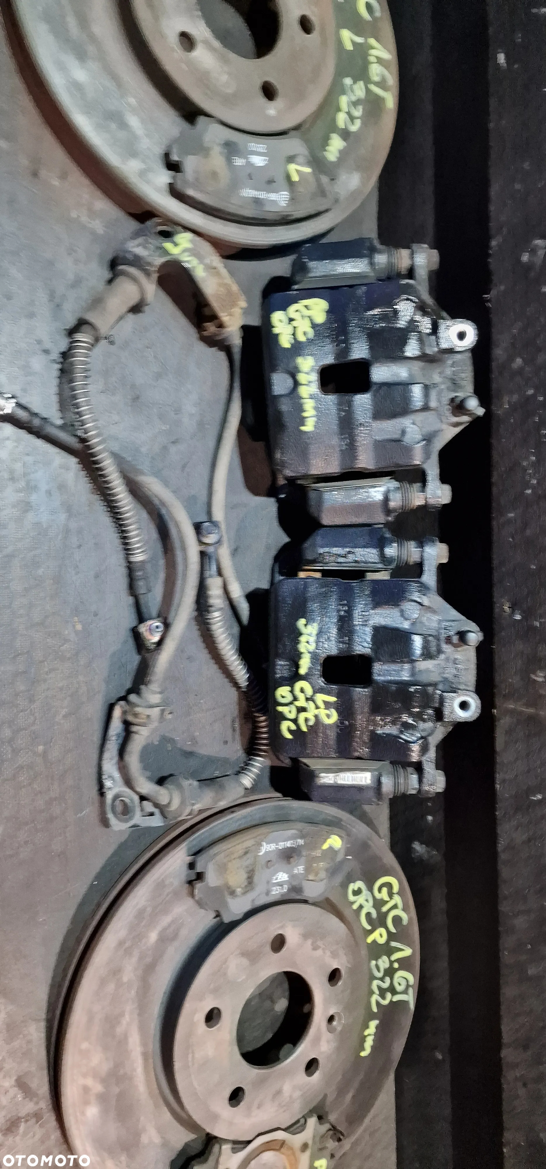 ZACISKI HAMULCOWE PRZEDNIE+Tarcze 321mm OPEL ASTRA J GTC OPC - 4