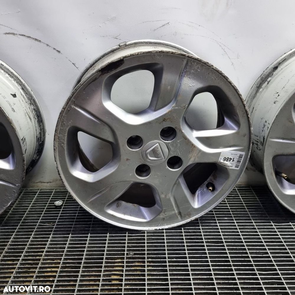 Jante aliaj Dacia Dacia Logan II MCV 2013 - 2016 (1486) R15 ET40 4X102 - 3