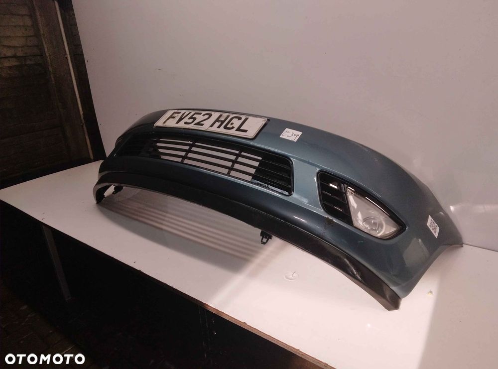 } ZDERZAK PRZÓD PRZEDNI FORD FIESTA MK.6 6 VI U2 ZIELONY HALOGENY - 2