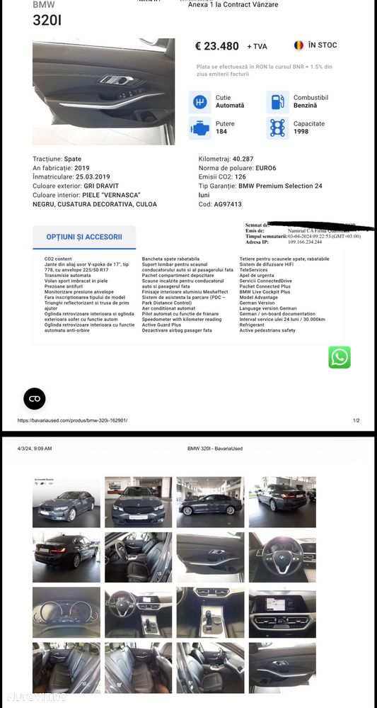 BMW Seria 3 320i AT - 10