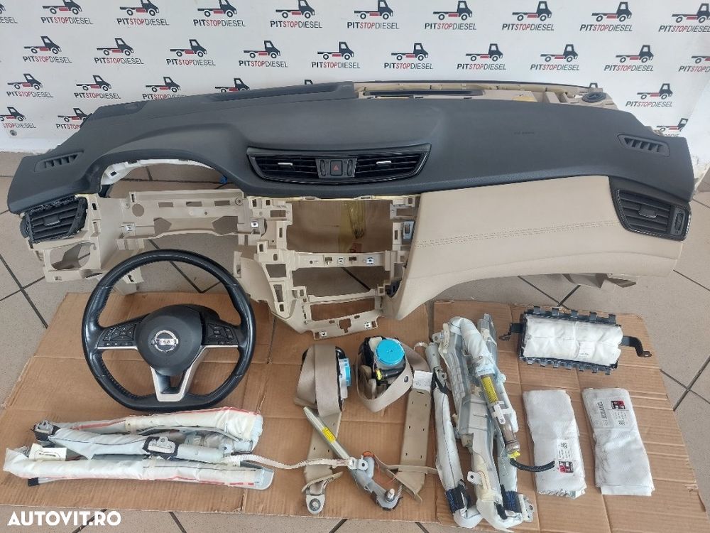 Kit airbag Nissan X-Trail T32 facelift 2017 2018 2019 2020 - 1