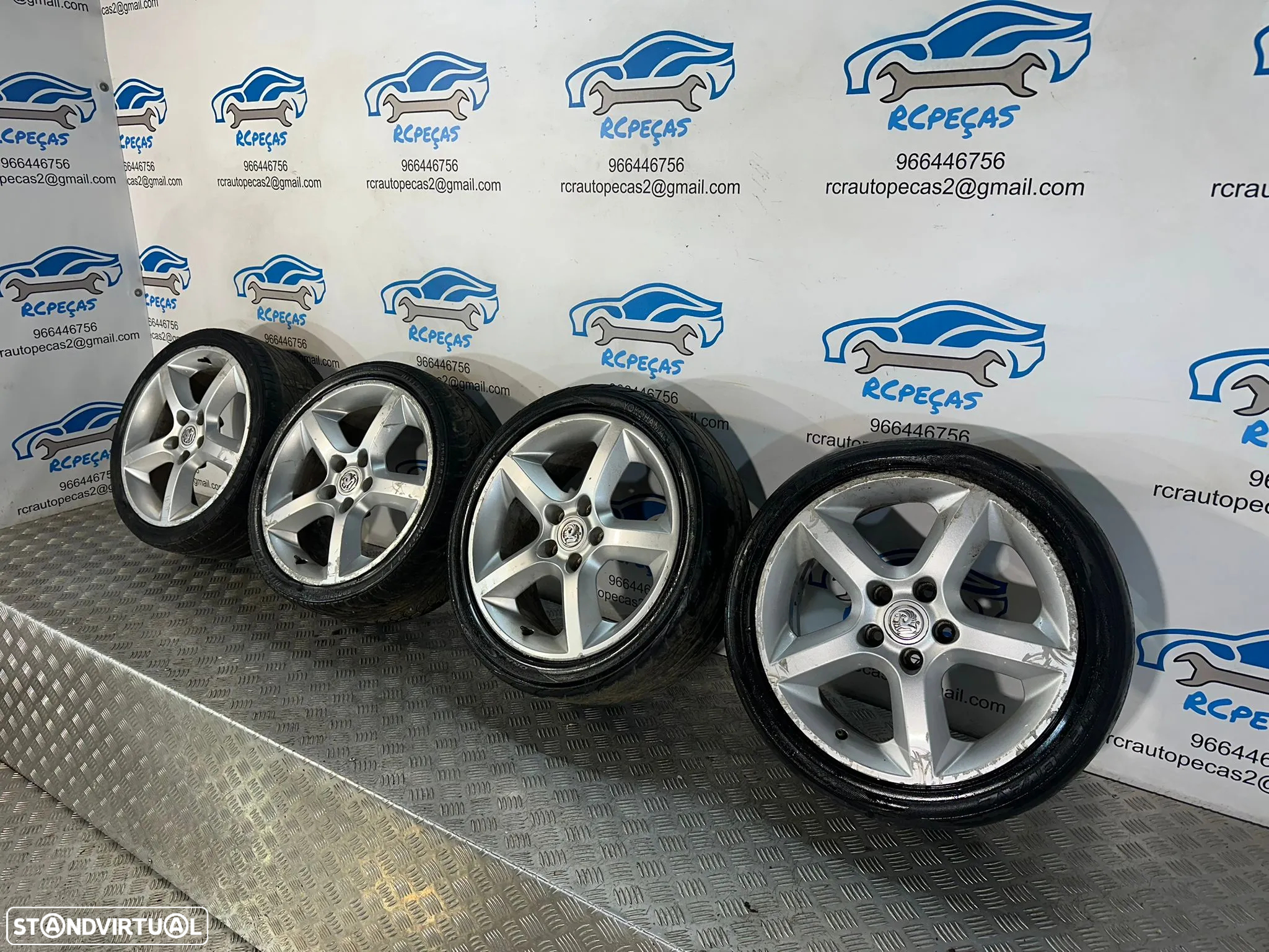 .Conjunto Jantes 17 Originais Opel Astra H GTC 7J ET39 5x110 OP12 - 4