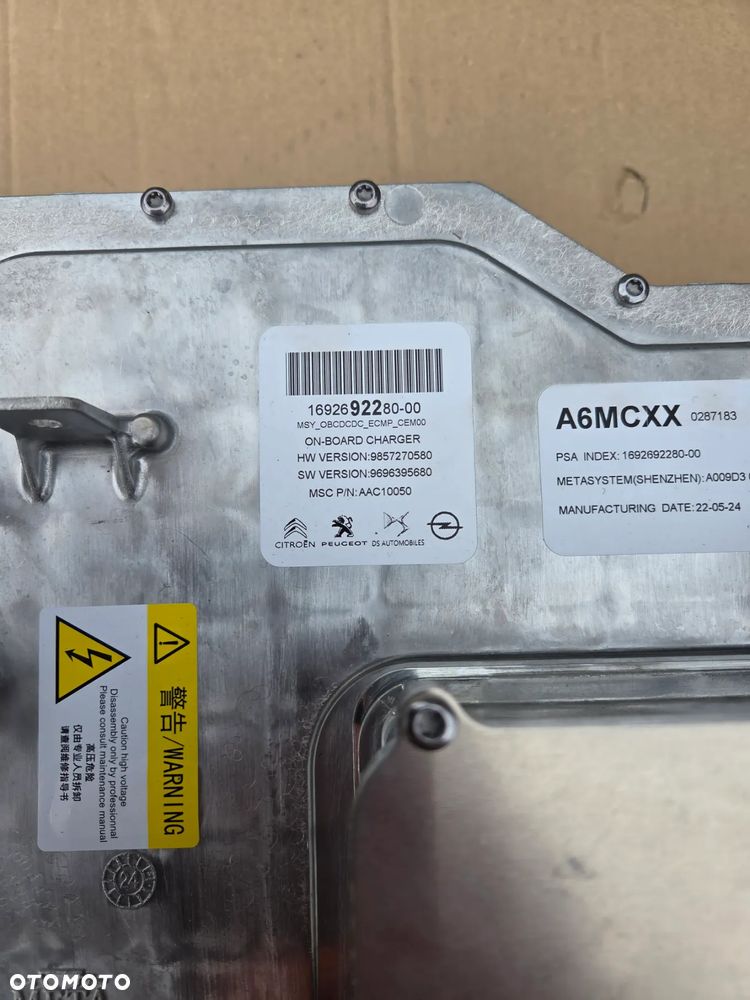 Moduł Falownik ładowarka konwerter inwerter Opel Citroen Peugeot 1691344480 1692692280 A6MCXX - 6