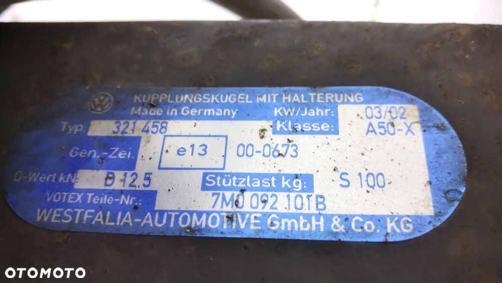 VW Sharan I Hak Holowniczy - 7