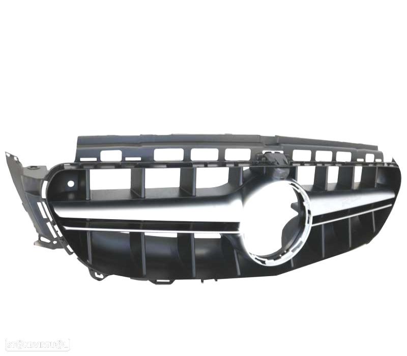 GRELHA FRONTAL MERCEDES CLASE E W213 16-19 E63 AMG PRETO BRILHO - 2