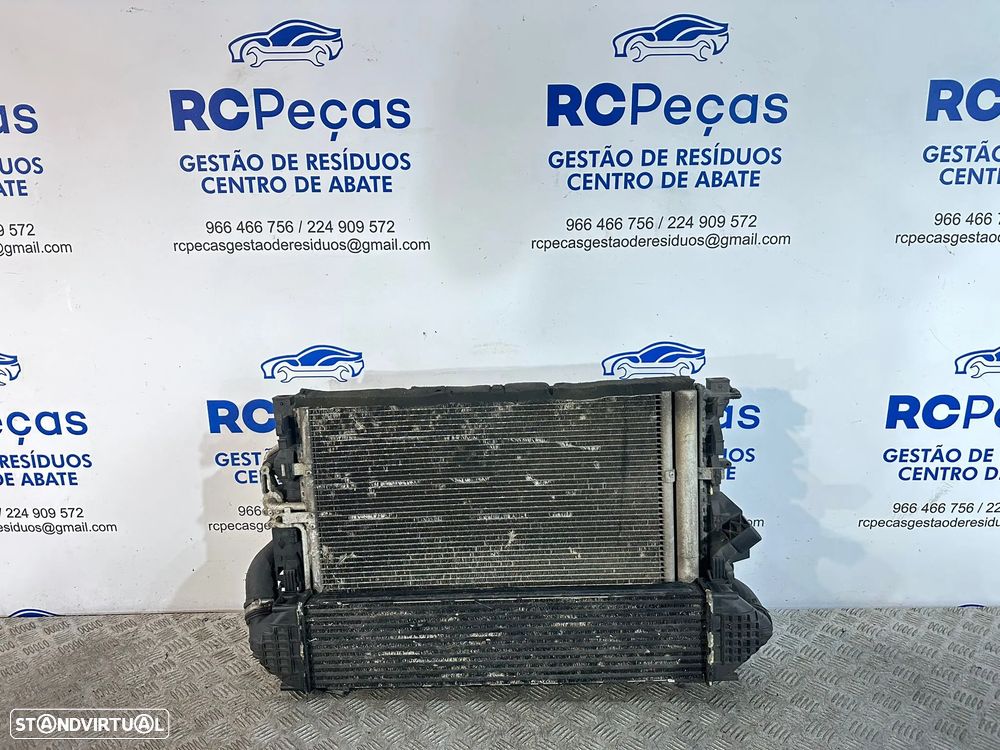 .Frente Fibra Radiador Termoventilador Ford Mondeo 4 IV 2.0 Diesel Original