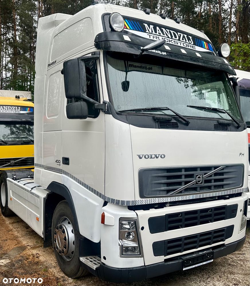 Volvo FH13 400 GLOB XXL I-SHIFT KIPPERHYDRAULIK FULLSPOJLERY ALUFELGI 2xALUTANK XENONY LODÓWKA EURO 5 2007r NOWE TACHO!!! ŁADNY - 2