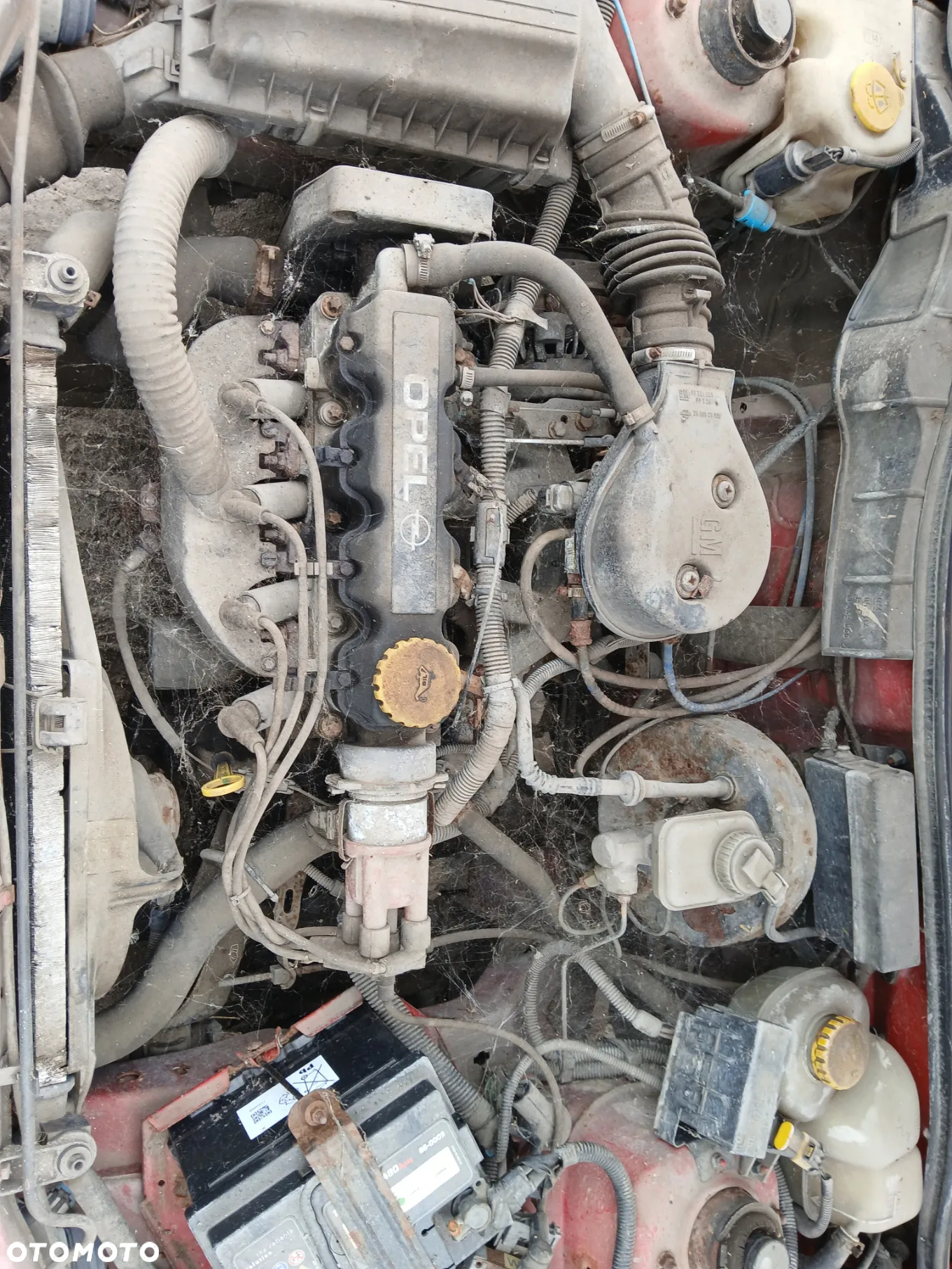opel astra F silnik 1.4 8V skrzynia napęd sanki belka wahacz wahacze zacisk zaciski zwrotnica piasta - 2