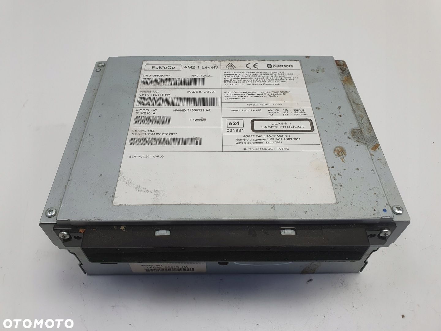 Volvo V40 II V60 S60 II CZYTNIK PŁYT CD radio nawigacja 31358292AA 31358292 - 1