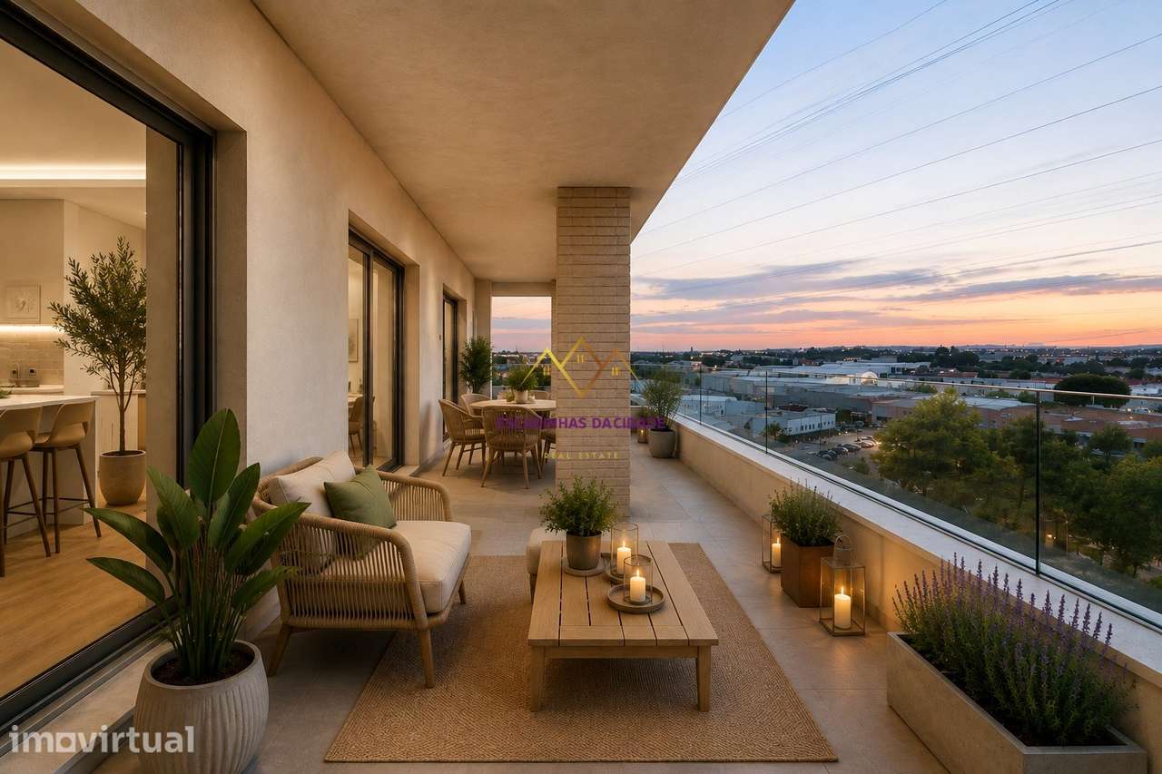 Exclusivo T3 com Vista Rio. Com 125 m² de Espaço Exterior - Grande imagem: 5/38