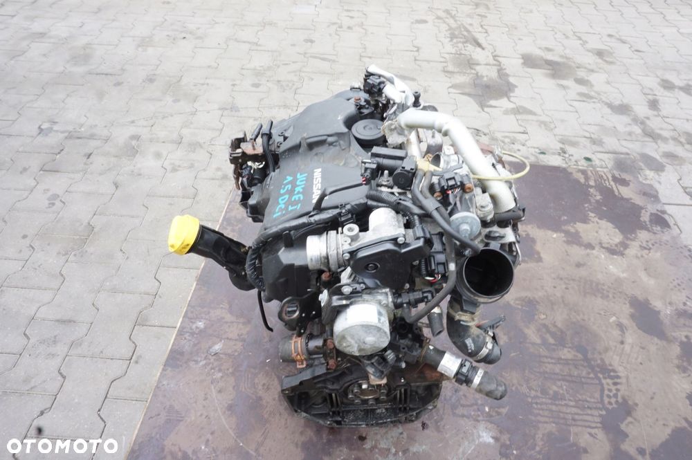 SILNIK NISSAN JUKE F15 1.5 DCI K9K 636 K9K636 83 TYŚ KM KOMPLETNY - 7