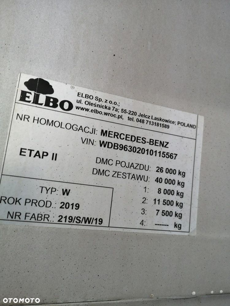 Mercedes-Benz Actros 2545 Wywrotka 3-Stronna Elbo 6x2 Niski Przebieg! - 24