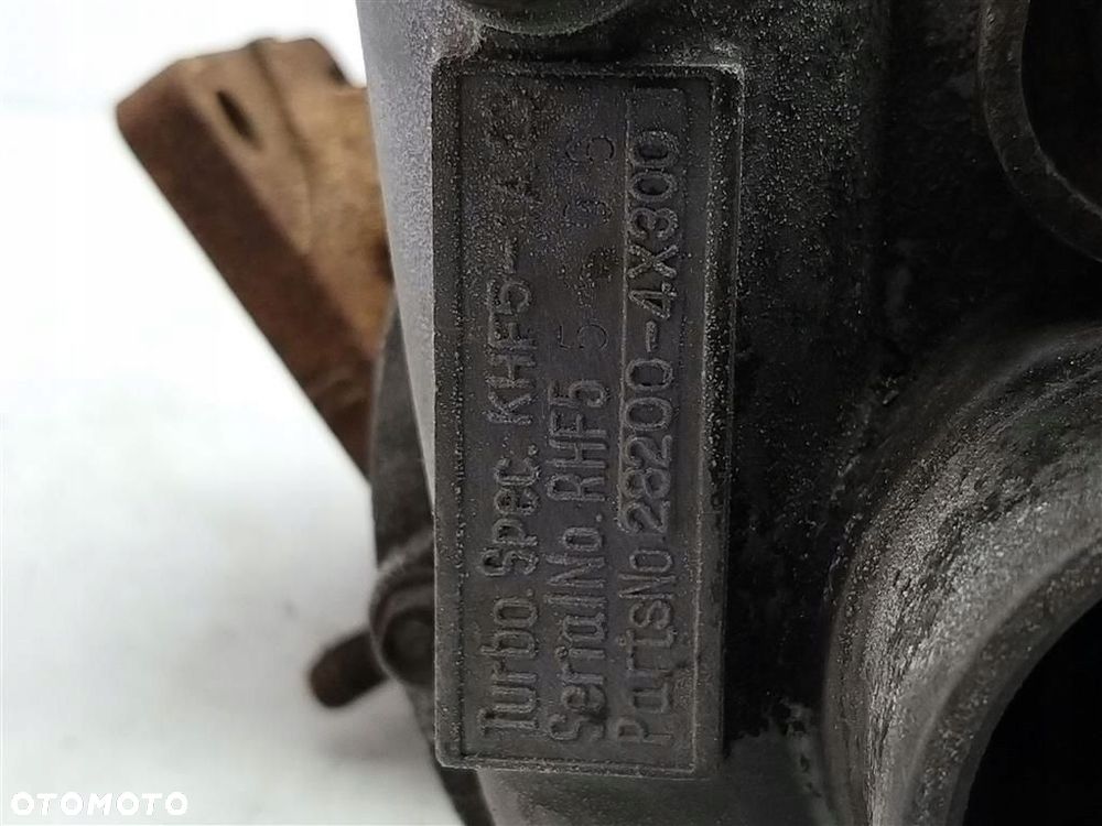 Turbosprężarka turbina Kia Carnival I 1998-2005 2,9 CRDI 28200-4X300 - 5