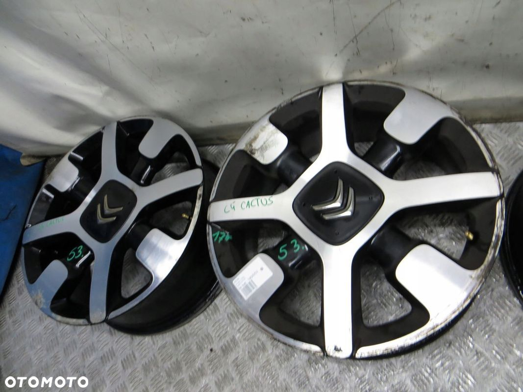CITROEN C4 CACTUS FELGI ALUMINIOWE 6.5JX17 ET19 4X108 9800494077 - 5