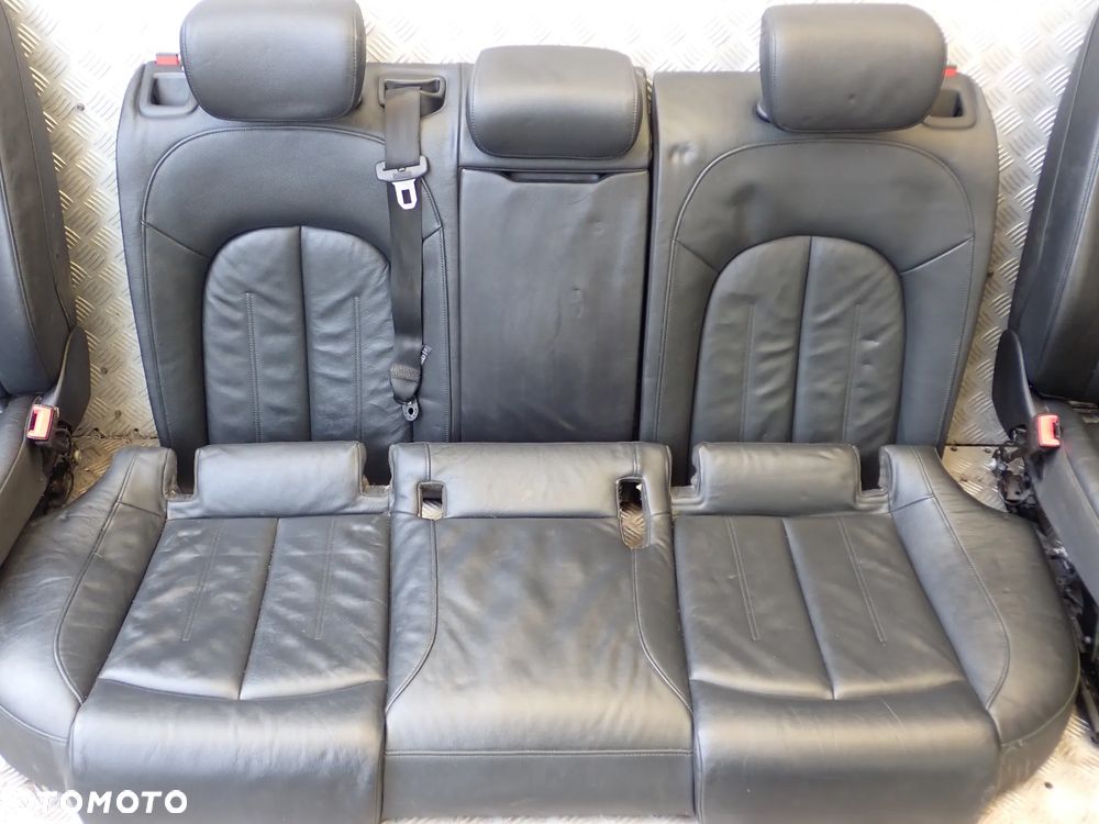 AUDI A6 C7 FOTEL PRZEDNI PRAWY / LEWY ORAZ KANAPA TYLNIA  SKÓRA  KOMPLET, DOSTĘPNE 2 KOMPLETY - 2