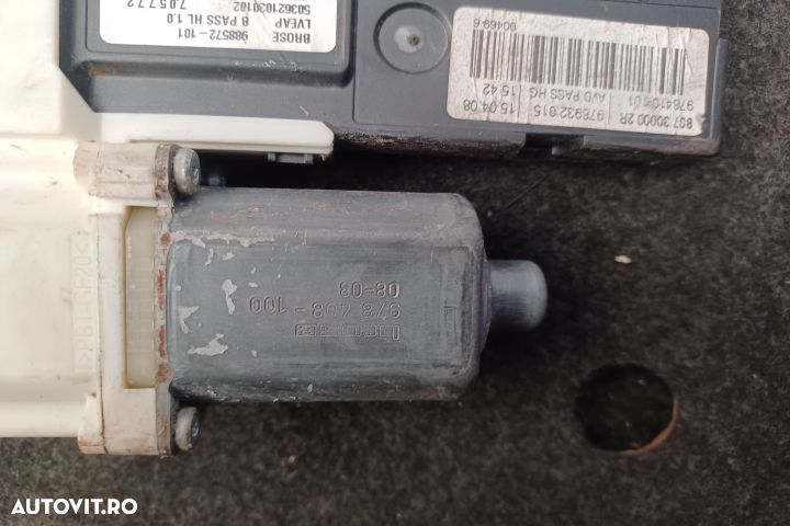 Macara geam fata dreapta electrica 807000002R 974826102 978408100 013 - 5