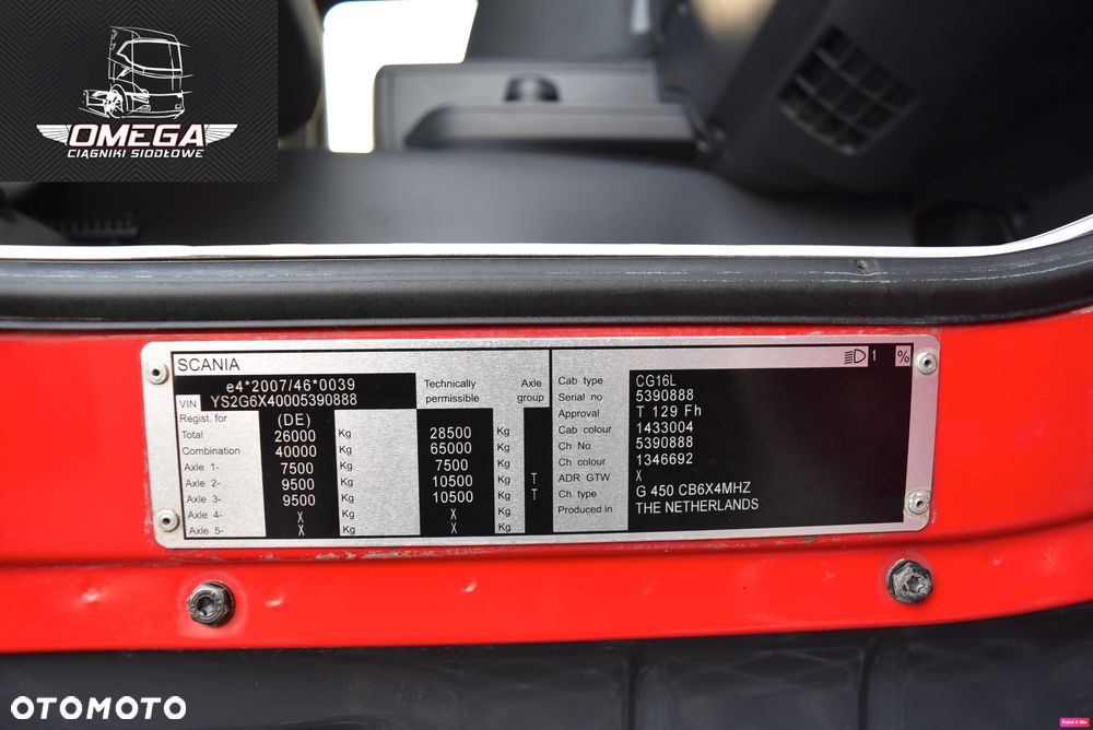 Scania G 450 bez EGR / 6X4 / WYWROTKA MEILLER 3S / BORDMATIC - 5