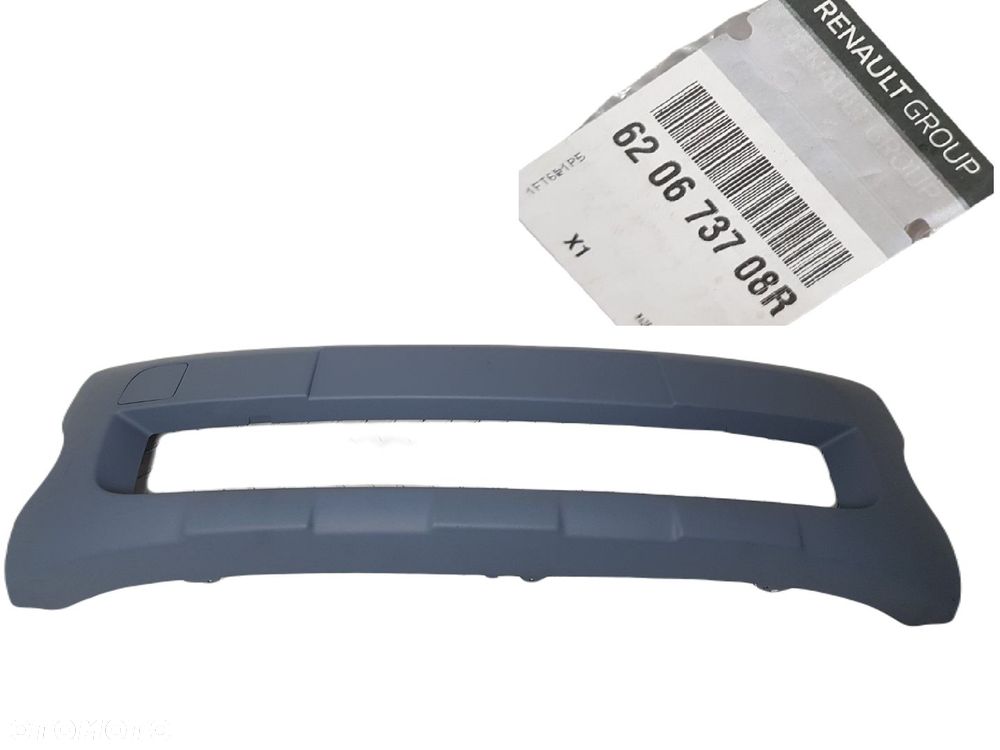 FABRYCZNIE NOWY ORYGINALNY ZDERZAK DOKŁADKA KRATKA REANULT KANGOO II 2 08-21 620675607P - 1