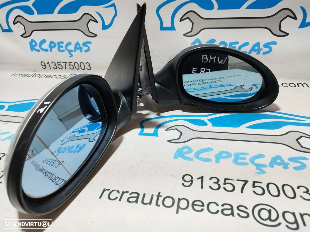 ESPELHO RETROVISOR ESQUERDO DIREITO BMW SERIE 1 E87 51167268124 7268124 51167268123 7268123 ELETRICO AQUECIDO ESPELHOS RETROVISORES - 5