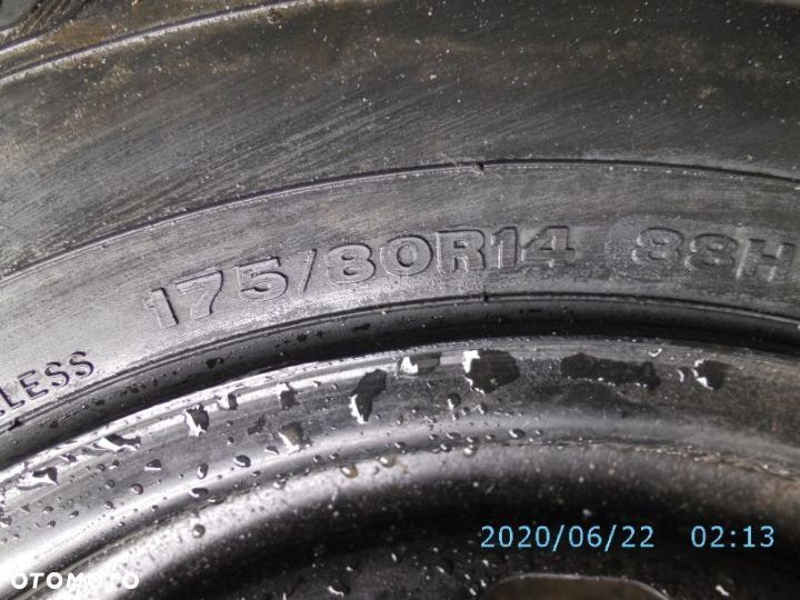 VW GOLF IV ORYGINALNE KOŁO ZAPASOWE R14 5x100 DOJAZDOWE DOJAZDÓWKA 14" 175/80/R14 DUNLOP JAK NOWE IDEALNE NIEUŻYWANE - 2