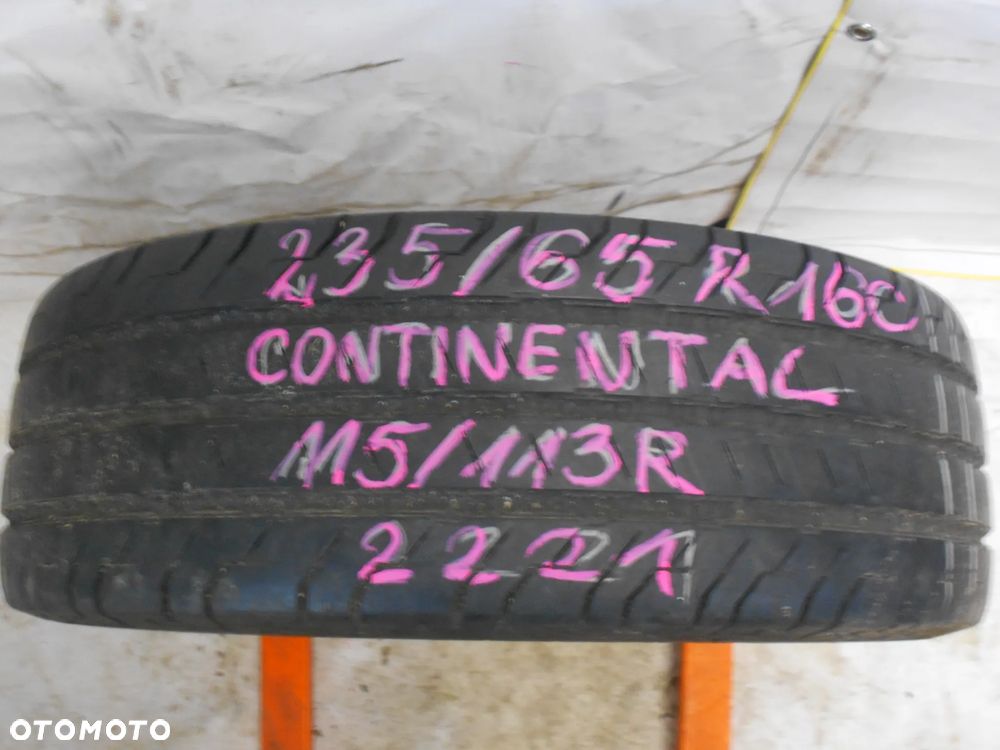 OPONA POJEDYNKA 235/65R16C CONTINENTAL CONTIVANCONTACT 100 DOT 2221 9MM - 1