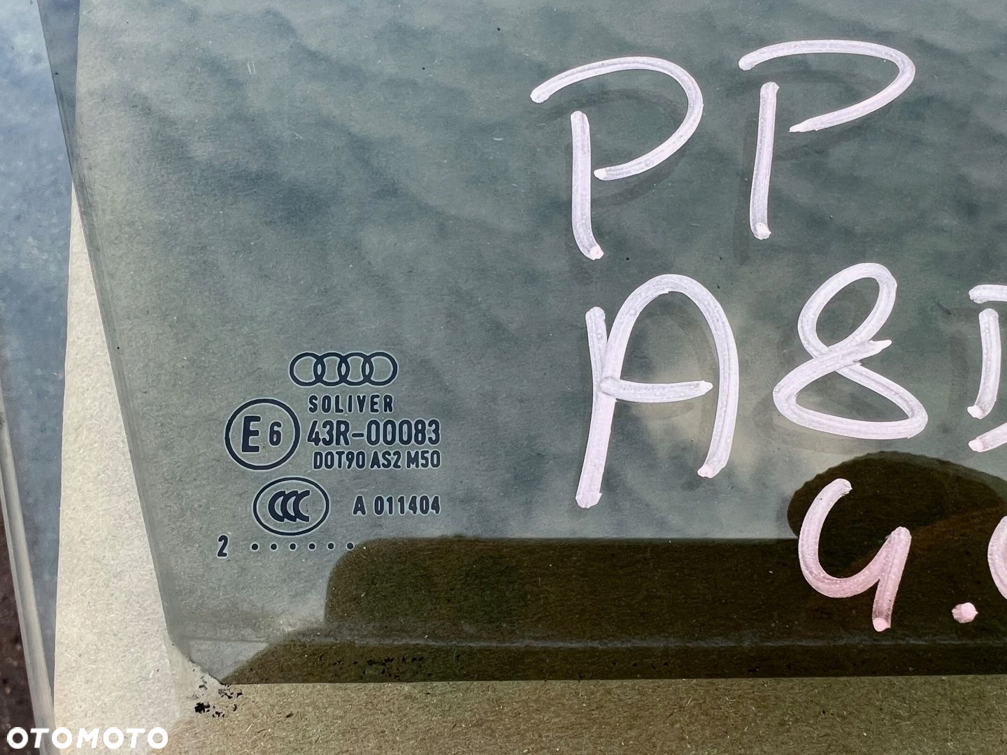 AUDI A8 D4 SZYBA DRZWI PRAWA PRZEDNIA PRAWY PRZÓD 4H0845202A - 7