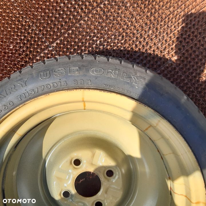 Koło dojazdowe T115 / 70 D14 - 8