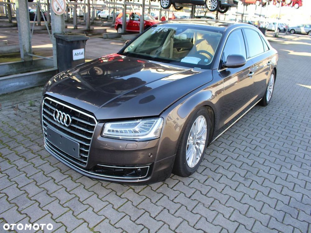 AUDI A8 D4 4H0 4.0TFSI MATRIX KOMPLETNY PRZÓD CHŁODNICE MASKA LAMPY LX1Y - 1