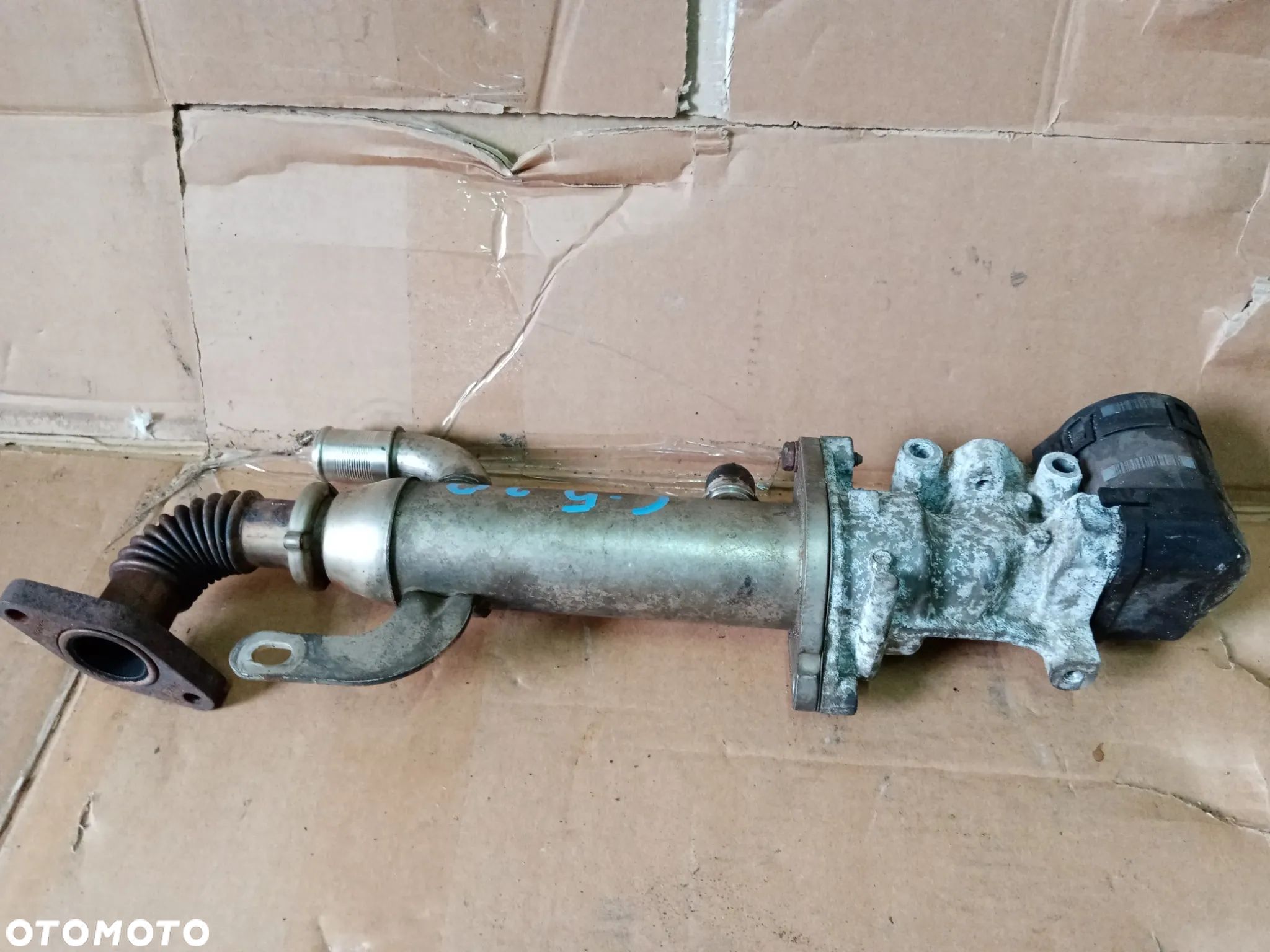 Zawór EGR chłodnica chłodniczka Citroen C5 III 2.0 HDI 9681825280 9645689780 - 1