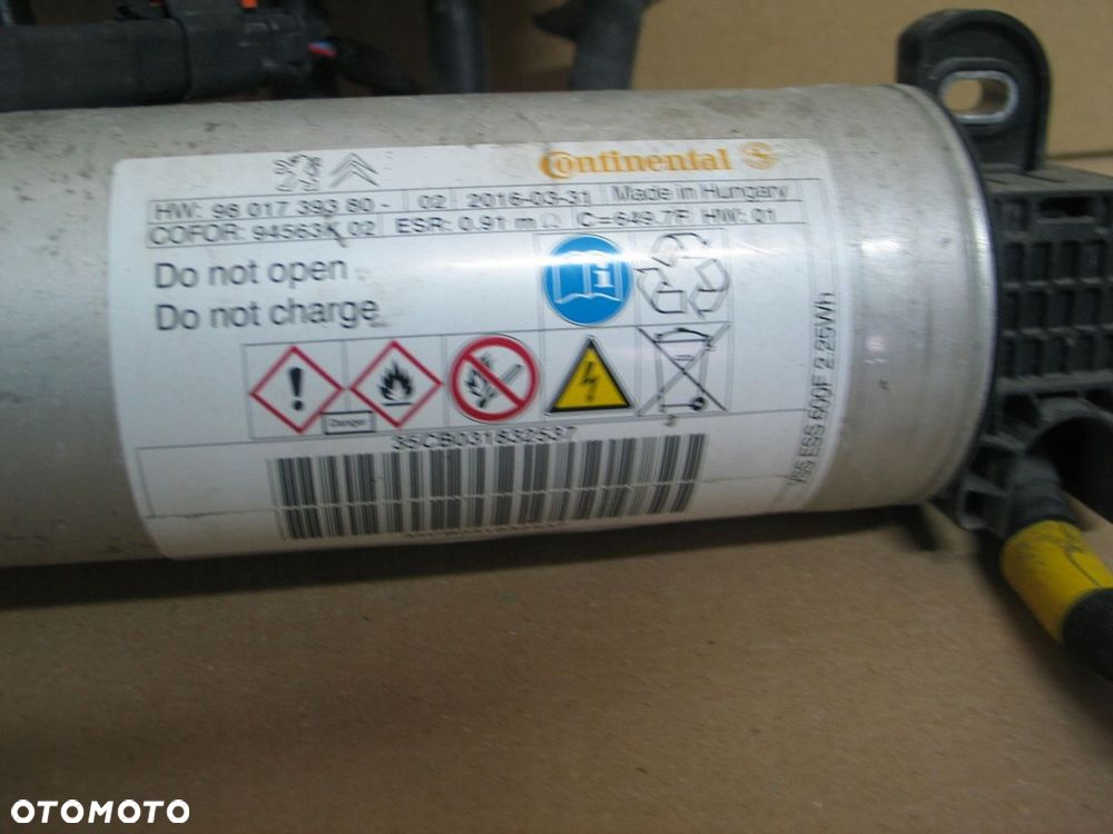 modul start stop kondensator peugeot citroen 9801739380 9802096780 - 11