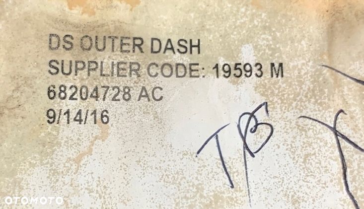 U1 DODGE RAM 1500 IV LIFT 14- WYGŁUSZENIE ŚCIANY GRODZIOWEJ 68204728AC - 3