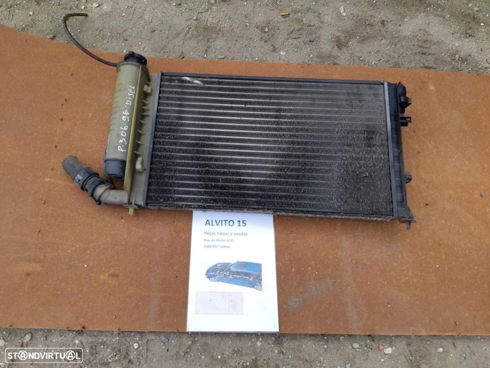 radiador de água Peugeot 306 1.9 diesel 1996 - 1