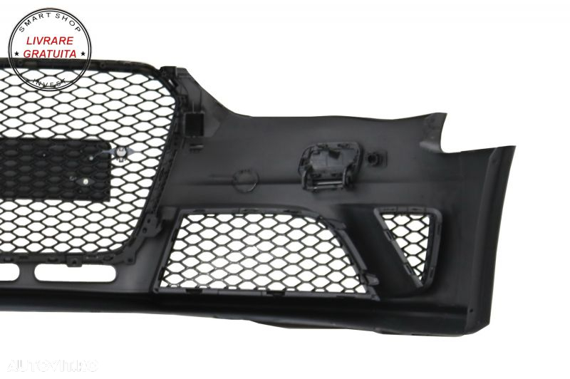 Bara Fata cu Difuzor Bara Spate si Ornamente toba Audi A4 B8 Facelift Sedan Avant - livrare gratuita - 6