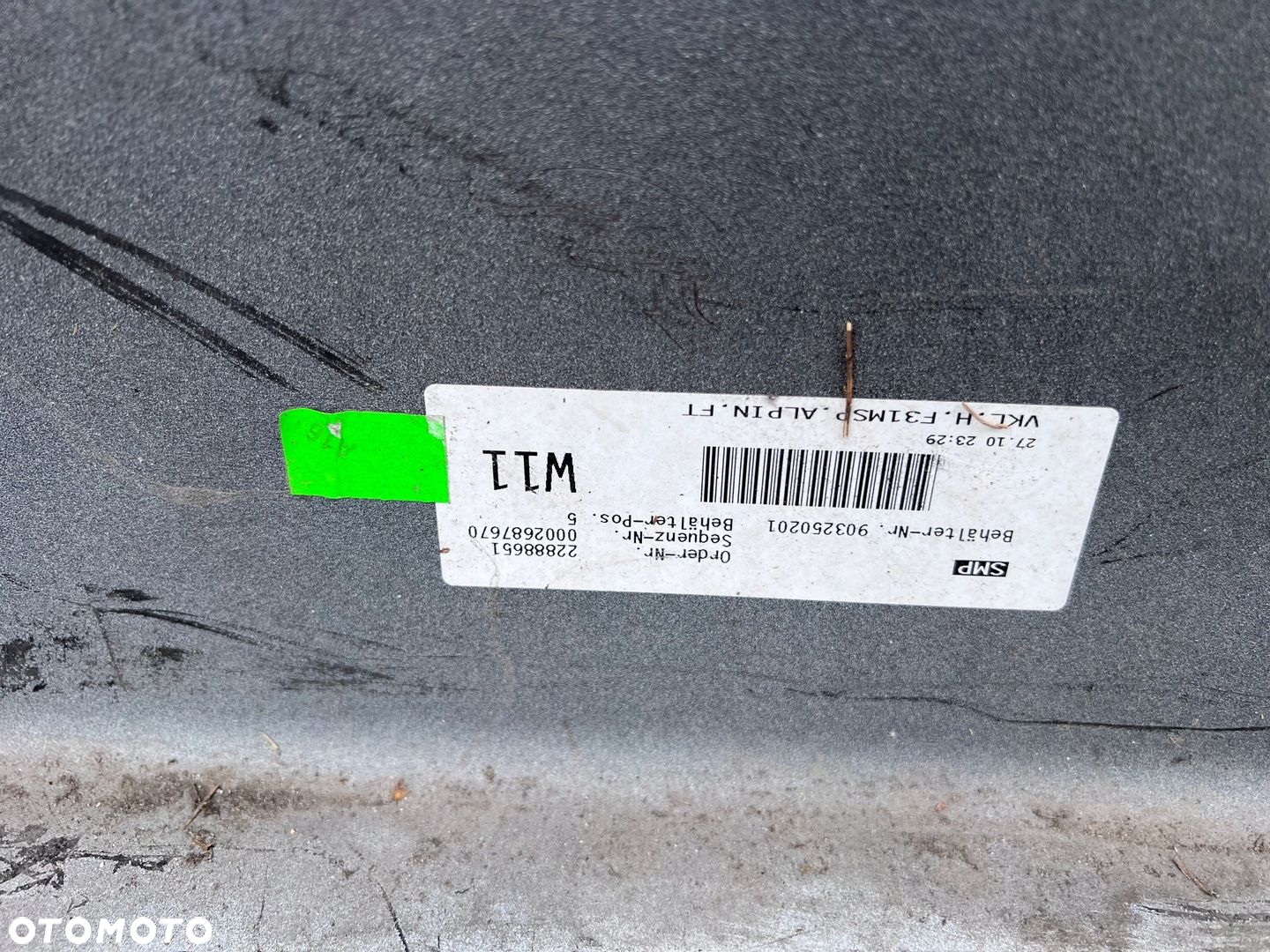 ZDERZAK TYŁ TYLNI BMW 3 F31 M PAKIET KOLOR A300 - 14